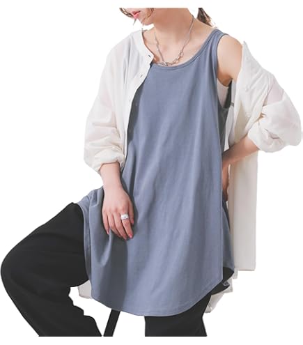 Amazon.co.jp: Deuxieme Classe LOREL RIB タンクトップ ホワイト